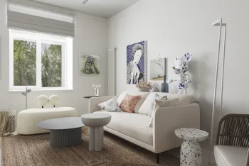 Интерьер гостиной  смотреть на Basicdecor