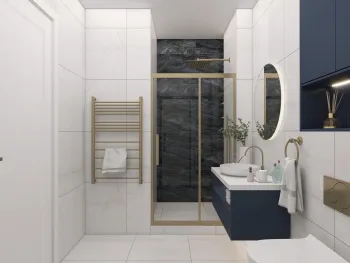 Интерьер ванной  смотреть на Basicdecor