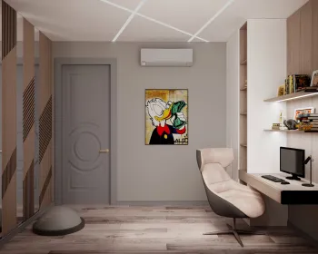 Интерьер детской c рабочим местом  смотреть на Basicdecor