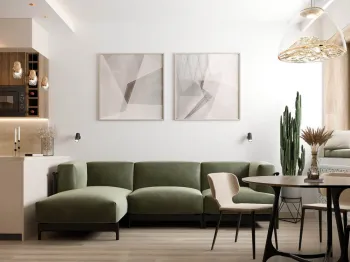 Интерьер гостиной в современном стиле и модернизме смотреть на Basicdecor
