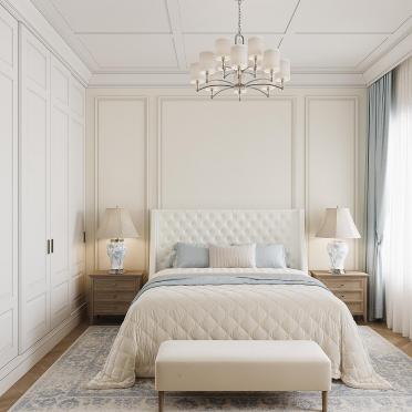 Интерьер спальни cветильниками над кроватью  смотреть на Basicdecor
