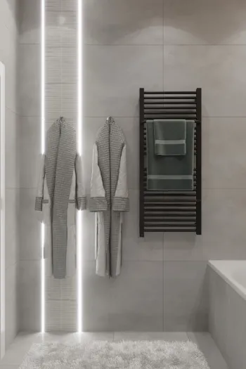 Интерьер ванной в современном стиле смотреть на Basicdecor