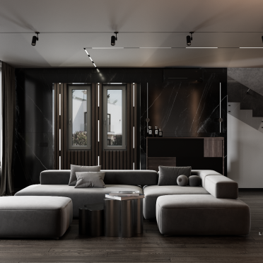 Интерьер гостиной в современном стиле смотреть на Basicdecor