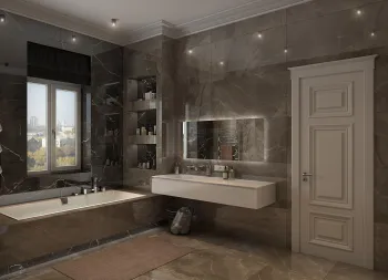 Интерьер ванной  смотреть на Basicdecor