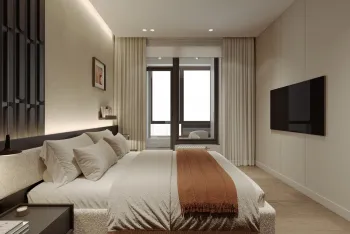 Интерьер спальни  смотреть на Basicdecor