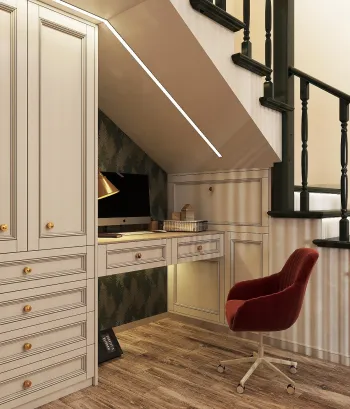 Интерьер коридора c подсветкой  смотреть на Basicdecor