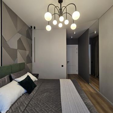 Интерьер спальни cветильниками над кроватью  смотреть на Basicdecor