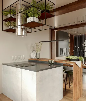 Интерьер кухни  смотреть на Basicdecor