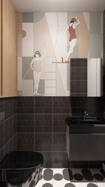 Интерьер ванной  смотреть на Basicdecor