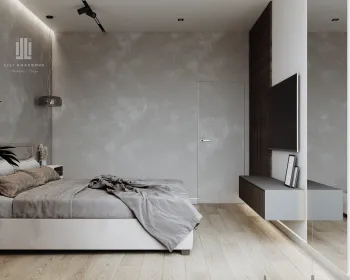 Интерьер спальни cветильниками над кроватью  смотреть на Basicdecor