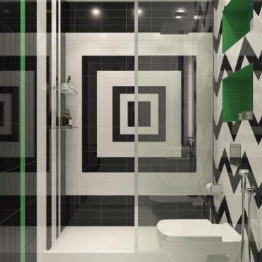 Интерьер ванной в современном стиле смотреть на Basicdecor
