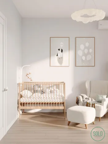 Интерьер детской с для девочки и для новорожденных  смотреть на Basicdecor