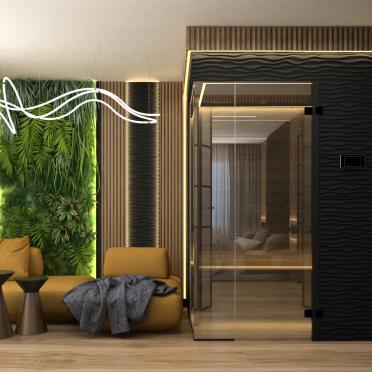 Интерьер c подсветкой  смотреть на Basicdecor