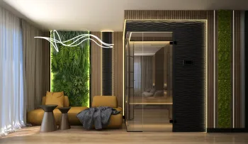 Интерьер c подсветкой  смотреть на Basicdecor