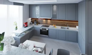 Интерьер кухни  смотреть на Basicdecor