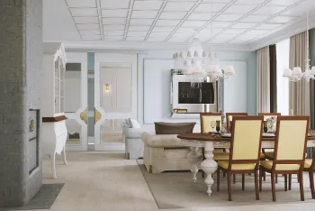 Интерьер гостиной  смотреть на Basicdecor