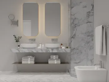 Интерьер ванной  смотреть на Basicdecor
