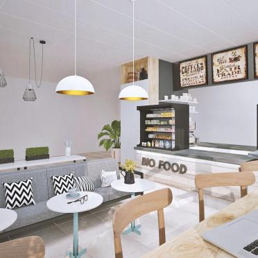 Интерьер cветильниками над столом  смотреть на Basicdecor
