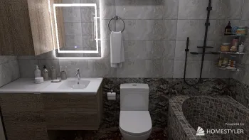 Интерьер ванной с без окна  смотреть на Basicdecor