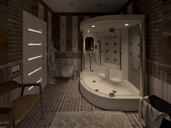 Интерьер ванной  смотреть на Basicdecor