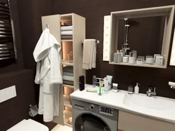 Интерьер ванной  смотреть на Basicdecor