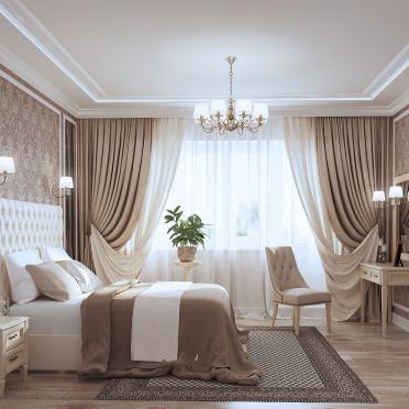 Интерьер спальни в классическом стиле смотреть на Basicdecor