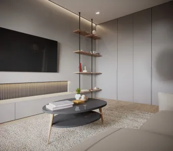 Интерьер гостиной в современном стиле смотреть на Basicdecor