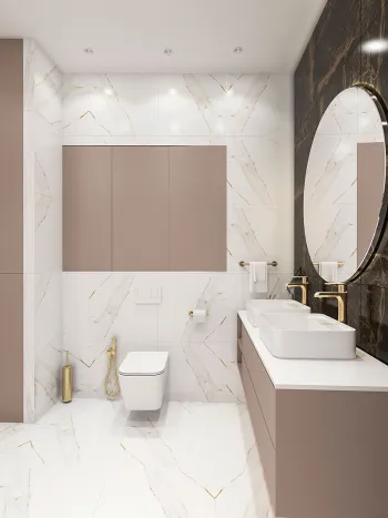 Интерьер ванной  смотреть на Basicdecor