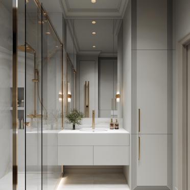 Интерьер ванной  смотреть на Basicdecor