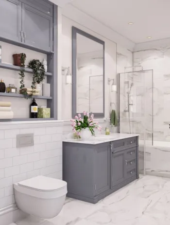 Интерьер ванной  смотреть на Basicdecor