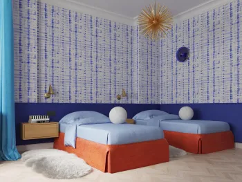 Интерьер детской с две кровати  смотреть на Basicdecor