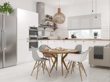 Интерьер кухни в скандинавском стиле смотреть на Basicdecor