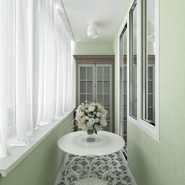 Интерьер с балконом в неоклассике смотреть на Basicdecor