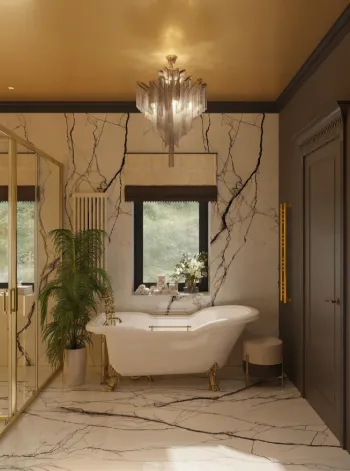 Интерьер ванной  смотреть на Basicdecor