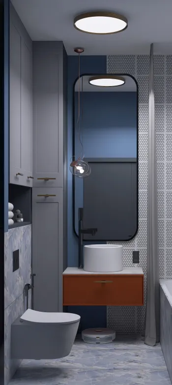 Интерьер ванной  смотреть на Basicdecor