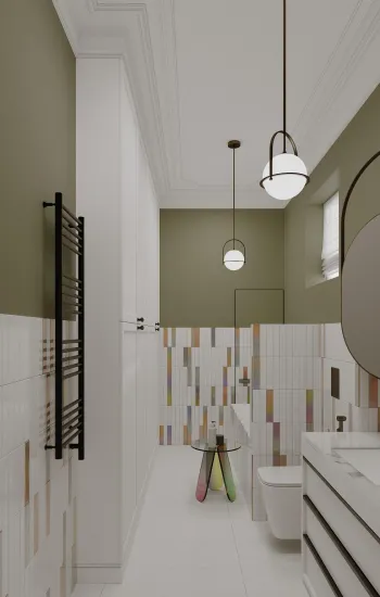 Интерьер ванной  смотреть на Basicdecor