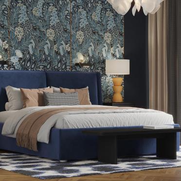 Интерьер спальни  смотреть на Basicdecor
