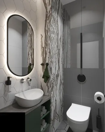 Интерьер ванной  смотреть на Basicdecor