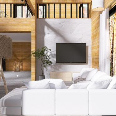Интерьер гостиной в современном стиле смотреть на Basicdecor