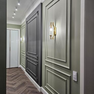 Интерьер коридора с проходной  смотреть на Basicdecor