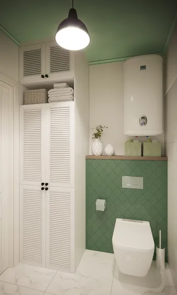 Интерьер ванной в скандинавском стиле смотреть на Basicdecor