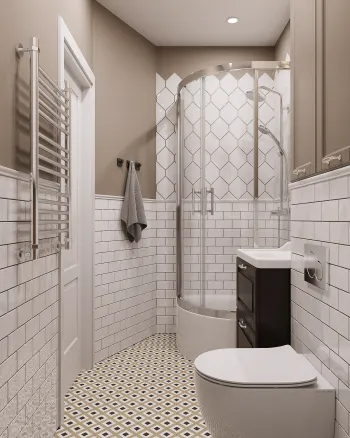 Интерьер ванной  смотреть на Basicdecor