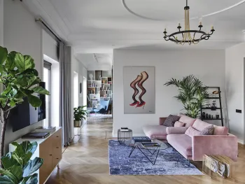 Интерьер гостиной  смотреть на Basicdecor