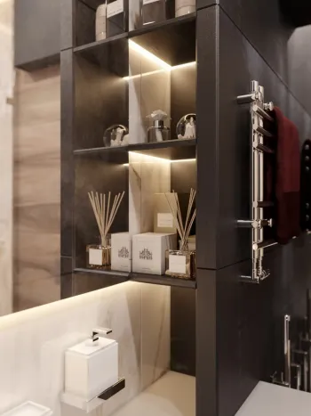 Интерьер ванной в современном стиле смотреть на Basicdecor