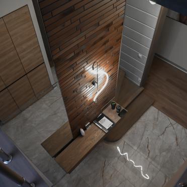 Интерьер c подсветкой  смотреть на Basicdecor