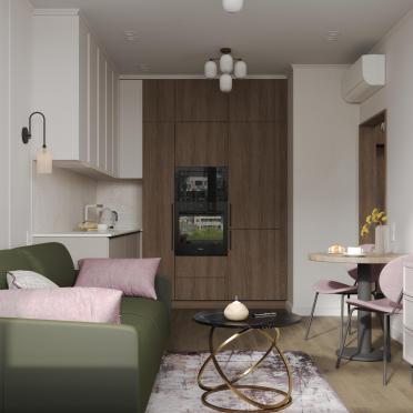 Интерьер гостиной c подсветкой  смотреть на Basicdecor