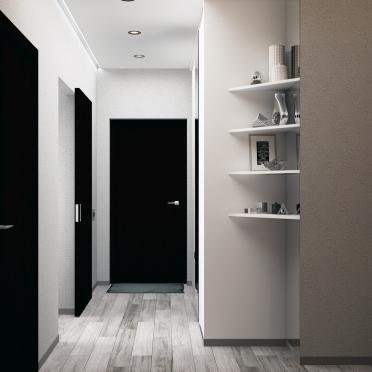 Интерьер с проходной в современном стиле смотреть на Basicdecor