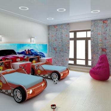Интерьер детской с для мальчика  смотреть на Basicdecor