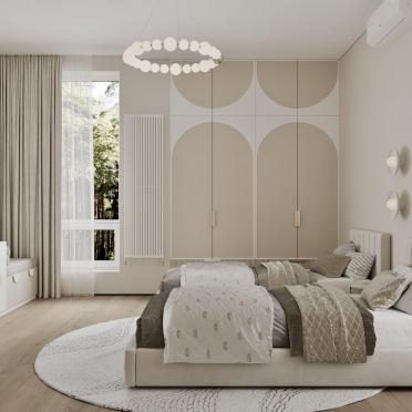 Интерьер детской cветильниками над кроватью  смотреть на Basicdecor