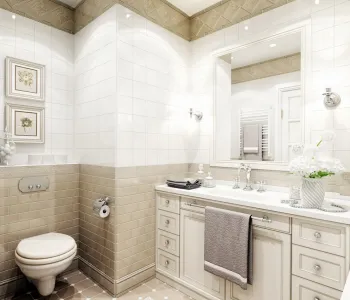 Интерьер ванной в классическом стиле смотреть на Basicdecor